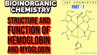 BIOINORGANIC CHEMISTRY  STRUCTURE amp FUNCTION OF HEMOGLOBIN AND MYOGLOBIN CSIRNET  IITJAM  GATE [upl. by Aihgn338]