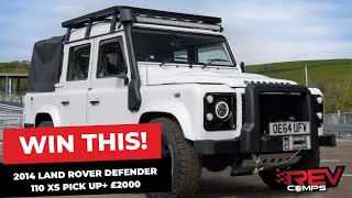 WIN THIS 2014 LAND ROVER DEFENDER 110 XS PICK UP £2000 [upl. by Ahsenet221]