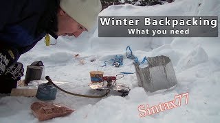 Gear for Winter Backpacking  Tips Tricks amp Budget Options [upl. by Adnola]