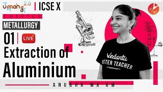 Metallurgy L1  Extraction of Aluminium  ICSE Class 10 Chemistry  Umang  Vedantu Class 9 and 10 [upl. by Alegre]