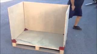 Caja contenedor de tablero automontable [upl. by Egag]