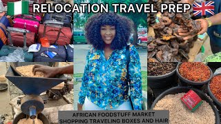 RELOCATION TRAVEL PREP Moving from Nigeria🇳🇬 to the UK 🇬🇧 Allocated 23kgs Packing Foodstuffs [upl. by Roseann760]