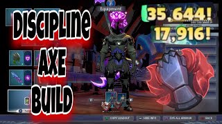 DISCIPLINE AXE BUILD HIGH DAMAGE DAUNTLESS 2023 [upl. by Meilen]