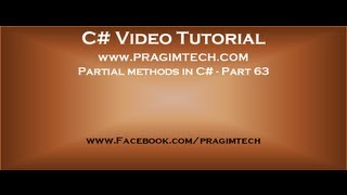 Part 63 Partial methods in c [upl. by Deuno]