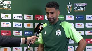 INTERVIEW  Le coup de gueule de MAHREZ après Algérie  Burkina Faso [upl. by Anagnos430]