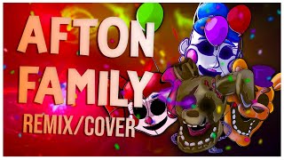 FNAF SONG  Afton Family RemixCover  FNAF LYRIC VIDEO [upl. by Enywtna]