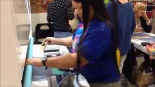 Tien weaving on the TC 2 jacquard loom [upl. by Hayidah]