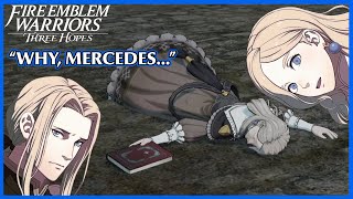 Jeritza kills Mercedes unique dialogue  Fire Emblem Warriors Three Hopes [upl. by Gathard128]