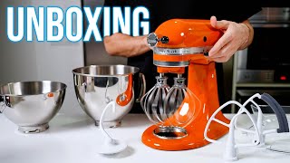 NEW KitchenAid Artisan Stand Mixer  UNBOXING [upl. by Franni]