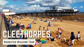 CLEETHORPES  4K Narrated Walking Tour  Lets Walk 2021 [upl. by Petula]