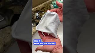 How to Wash Microfiber Cloth for Glasses shorts [upl. by Pascale]