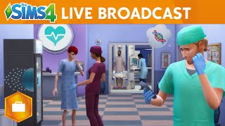 The Sims 4 Get to Work Live Broadcast Gameplay [upl. by Tannie200]