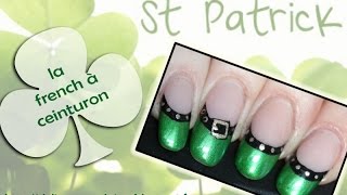 Les tutos de la Saint Patrick  la french verte à ceinturon [upl. by Jecoa]