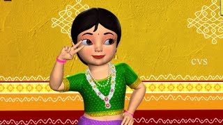 Ten Little Indians  3D Animation English Nursery rhyme song for children with lyrics [upl. by Obala960]