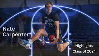 Nate Carpenter Highlights Senior Year 202324 [upl. by Wootten]