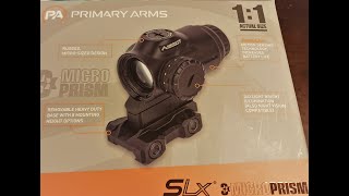 Primary Arms SLx 3x Micro Prism Scope  Unboxing [upl. by Chloette]