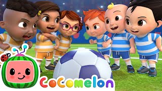 Soccer Song Football Song ⚽ CoComelon Nursery Rhymes amp Kids Songs [upl. by Eibrik]