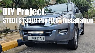 DIY Project  STEDI ST3301 Pro 186quot light bar Installation [upl. by Rebecka]