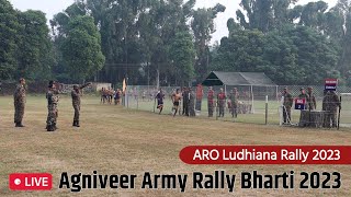 Agniveer Army Rally Bharti 2023  Army Bharti 2023  ARO Ludhiana Agniveer Army Rally Bharti 2023 [upl. by Fae]