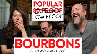 Top 7 LOW PROOF Bourbons you can easily find according to whiskey lovers [upl. by Suolevram]