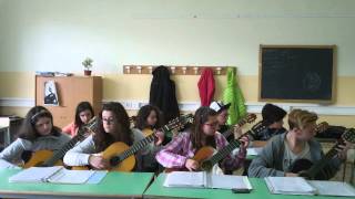 The Godfather Waltz My StudentsGuitar Ensemble [upl. by Walker]