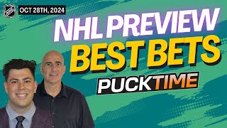 NHL Picks and Predictions Today  Predators vs Lightning  Maple Leafs vs Jets  PuckTime Oct 28 [upl. by Nerw435]