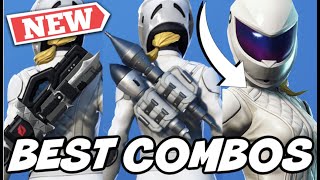 BEST COMBOS FOR WHITEOUT SKIN SPRING 2020 UPDATED  Fortnite Battle Royale [upl. by Kirchner599]