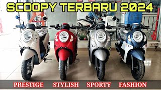 SCOOPY TERBARU 2024 TERBAGI 4 TYPE DAN DUA HARGA🔥🔥🔥 [upl. by Yrokcaz946]