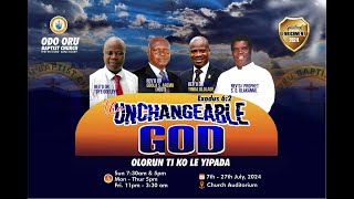 2024 SPIRITUAL ENRICHMENT  DAY 17  THE UNCHANGEABLE GOD  Text EXODUS 62  JOB 515 [upl. by Farnham124]