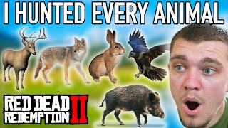 I Hunted Every Animal in Red Dead Redemptions Plains [upl. by Carleen]