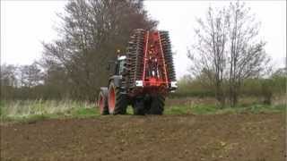 Fendt 820 amp Vaderstad Carrier X 525 Co Donegal 2012 [upl. by Ydnat]