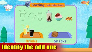 K1  Module 4  Introduction  Sorting  Appu Series  Kindergarten Math Learning [upl. by Pauiie]