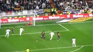 Varane empata de cap  Reacció merengues Semifinal MadridBarça Copa Rei Gener 2012 11 [upl. by Liliane]