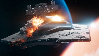 Boba Fett Uses Seismic Charge on Star Destroyer Star Wars Fan Animation [upl. by Halian]