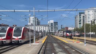 Caltrain Cab Ride Southbound Timelapse Baby Bullet [upl. by Dyanna172]