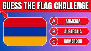 Can You Guess the Country by Its Flag  Ultimate Flag Quiz Challenge 🌍 [upl. by Bowrah]