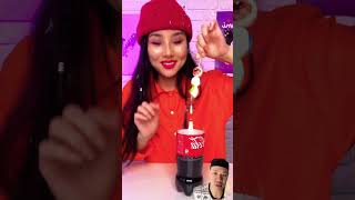 Permen campur soda cocacola mukbang coke bottle candy eyes shortvideo [upl. by Mame638]