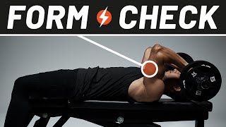 Get Bigger Triceps with Skull Crushers  Form Check  Men’s Health [upl. by Astor]