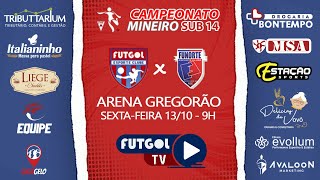 Jogo Funorte X Futgol Campeonato Mineiro Sub 14 [upl. by Eeresid563]