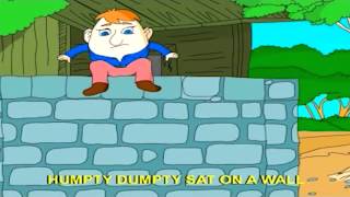 Humpty Dumpty  Nursery Rhyme with Lyrics [upl. by Eellac]