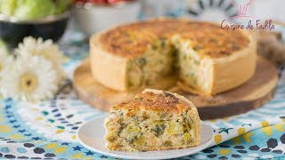 Quiche au poireaux et saumon fumé [upl. by Eward]