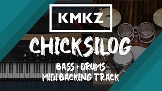 Kamikazee  Chicksilog  Bass  Drums MIDI Backing Track [upl. by Nibla]