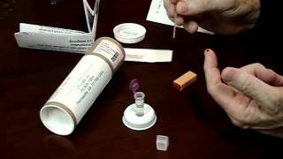 A1C at home test kit STEP BY STEP WITH A1CNOW EASY 57 MINUTES HOW TO MEASURE AT HOME 2022 [upl. by Beghtol9]