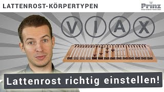 Lattenrost richtig einstellen für alle Körpertypen [upl. by Emmerich]