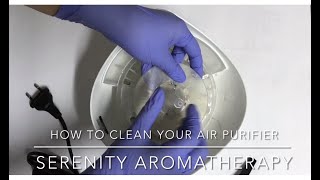 TUTORIAL How to disassemble and clean your water based air purifier machine [upl. by Machute142]