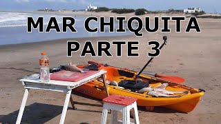 Finde de pesca en kayak en el mar argentino Mar Chiquita PARTE 3 [upl. by North]