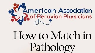 HOW TO MATCH IN PATHOLOGY [upl. by Drofyar]