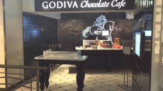 Godiva Chocolate Cafe  Harrods  Knightsbridge  London [upl. by Atikat]