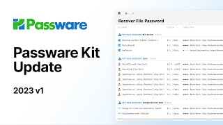 Whats New in Passware Kit 2023 v1 [upl. by Hay601]