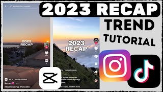 2023 Recap TikTok Trend Tutorial I 2023 Recap Template For Instagram Reels amp TikTok [upl. by Stout]